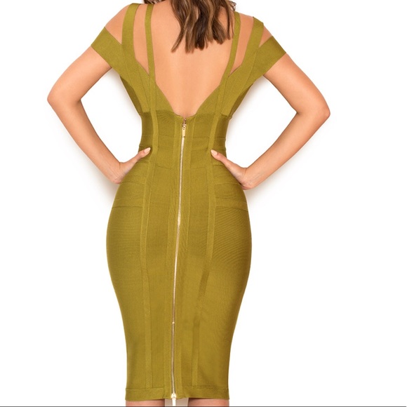 House of CB Dresses House Of Cb Midi Bandage Dress Poshmark